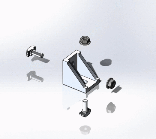 铰链连接件相关3D图纸合集缩略图